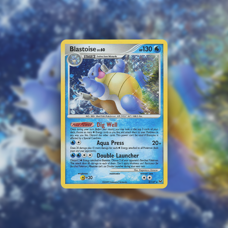 Blastoise 2/127 - card