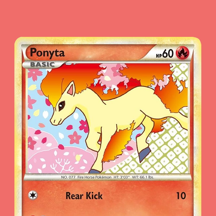 Ponyta 72/102 - card