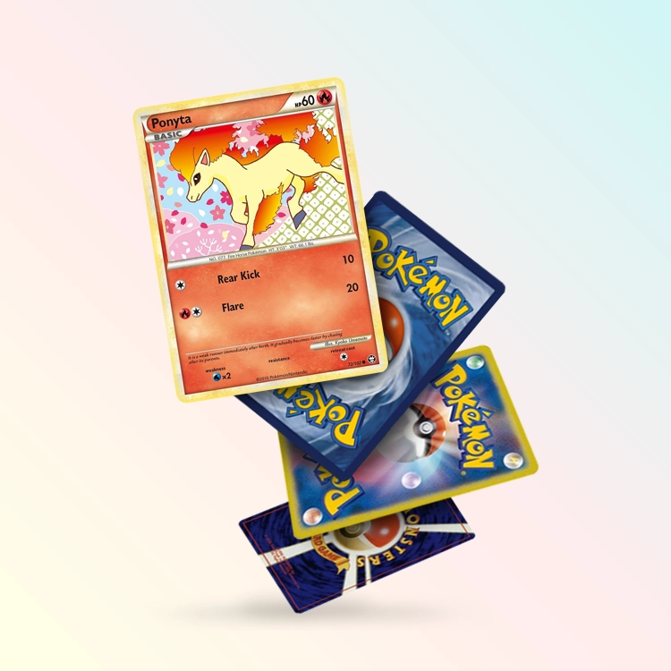 Ponyta 72/102 - card