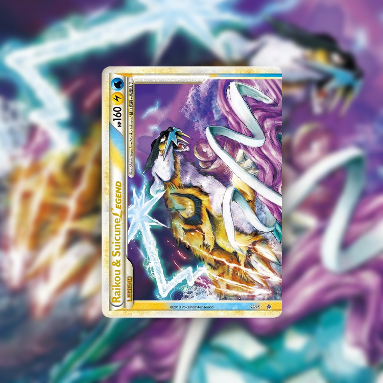 Raikou & Suicune Legend 92/95 - card 
