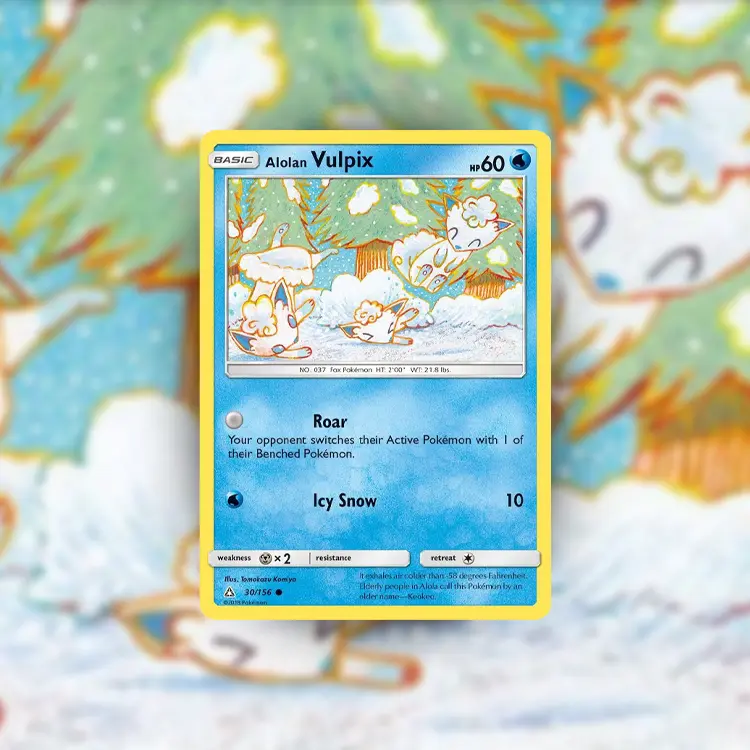 highlighted card - Alolan Vulpix 30/156