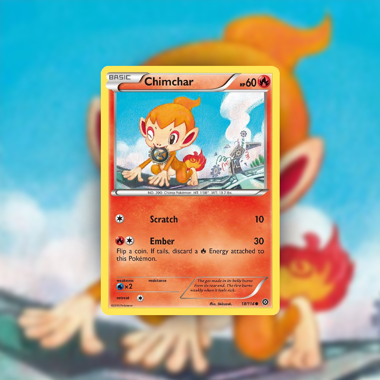Chimchar 18/114 - card 