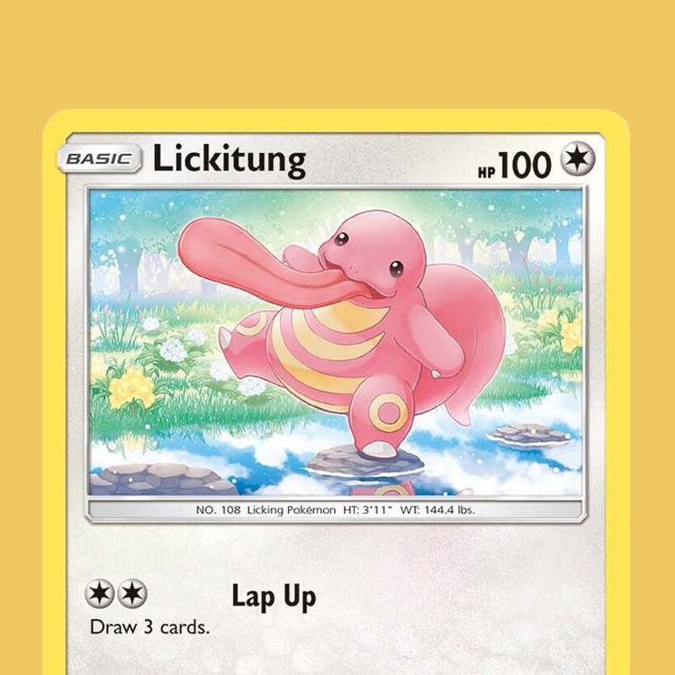 Lickitung 102/156 - card 