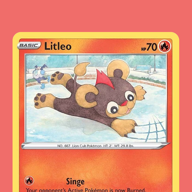 Litleo 28/196 Pokémon card