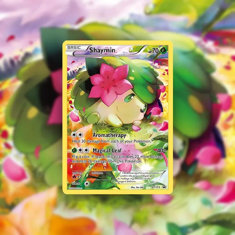 highlighted card - Shaymin XY 115