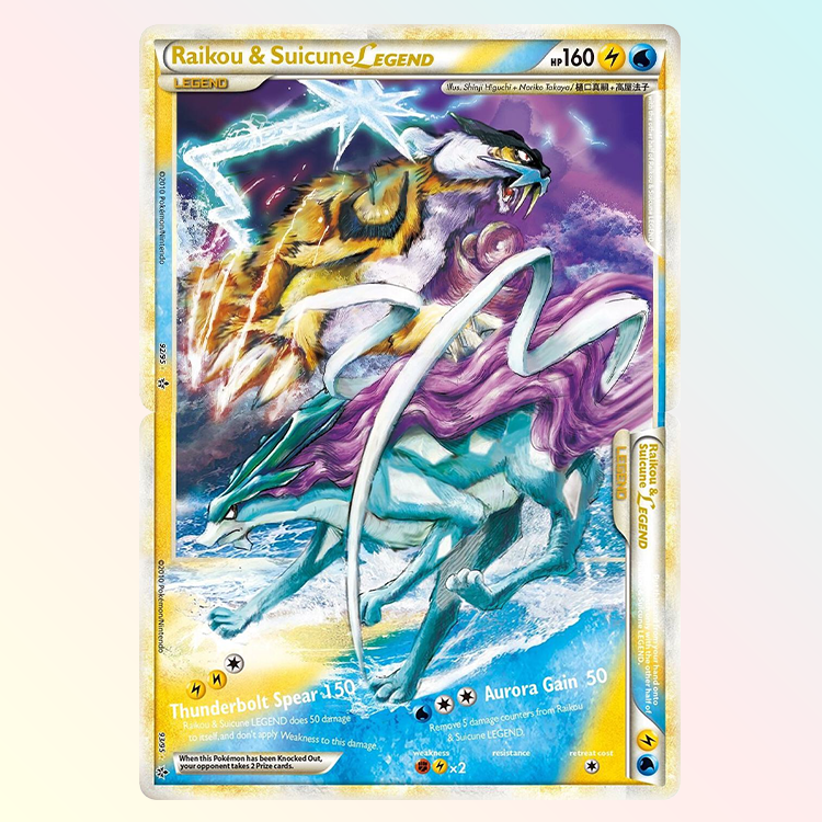 Raikou & Suicune Legend - top & bottom